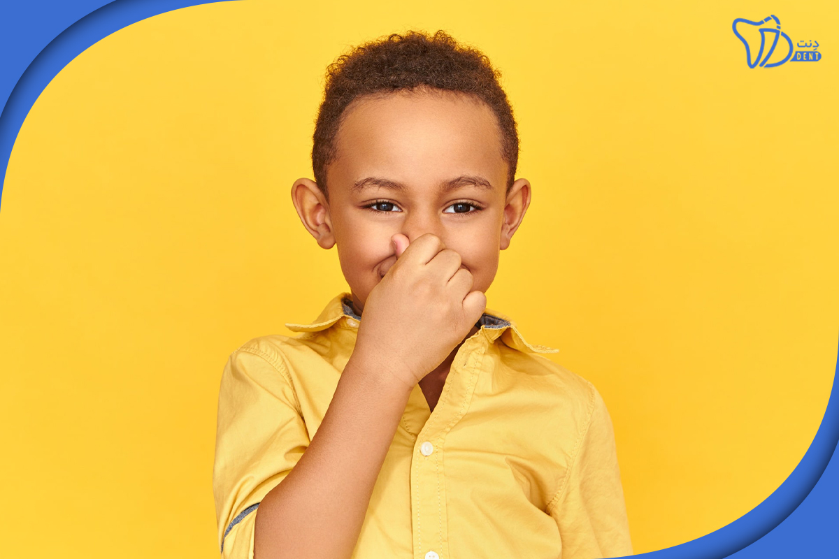 علائم  بوی بد دهان در کودکان